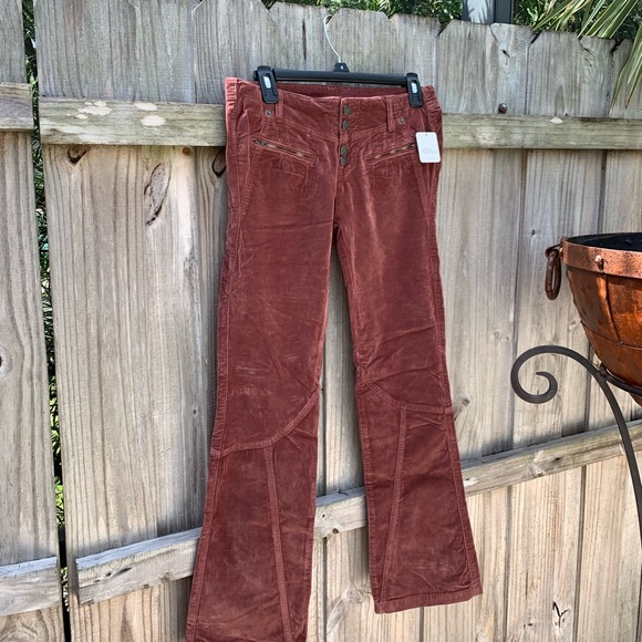 Free People Hit Back Slim Flare Pants - Picture 4 of 13